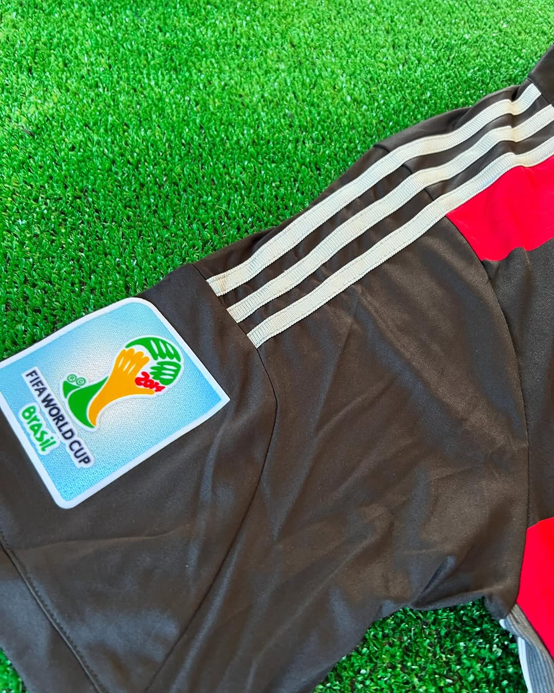 Jerome Boateng Germany Deutschland 2014 World Cup Brazil Black Red Retro Jersey Trikot Soccer Shirt