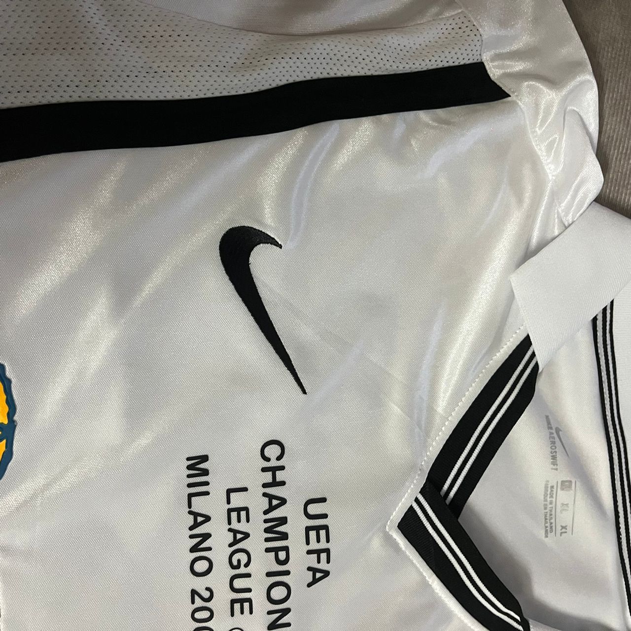 Gaizka Mendieta Valence 2001 Milan Champions Final Rétro Maillot Camiseta Maillot Trikot Maillot de Football