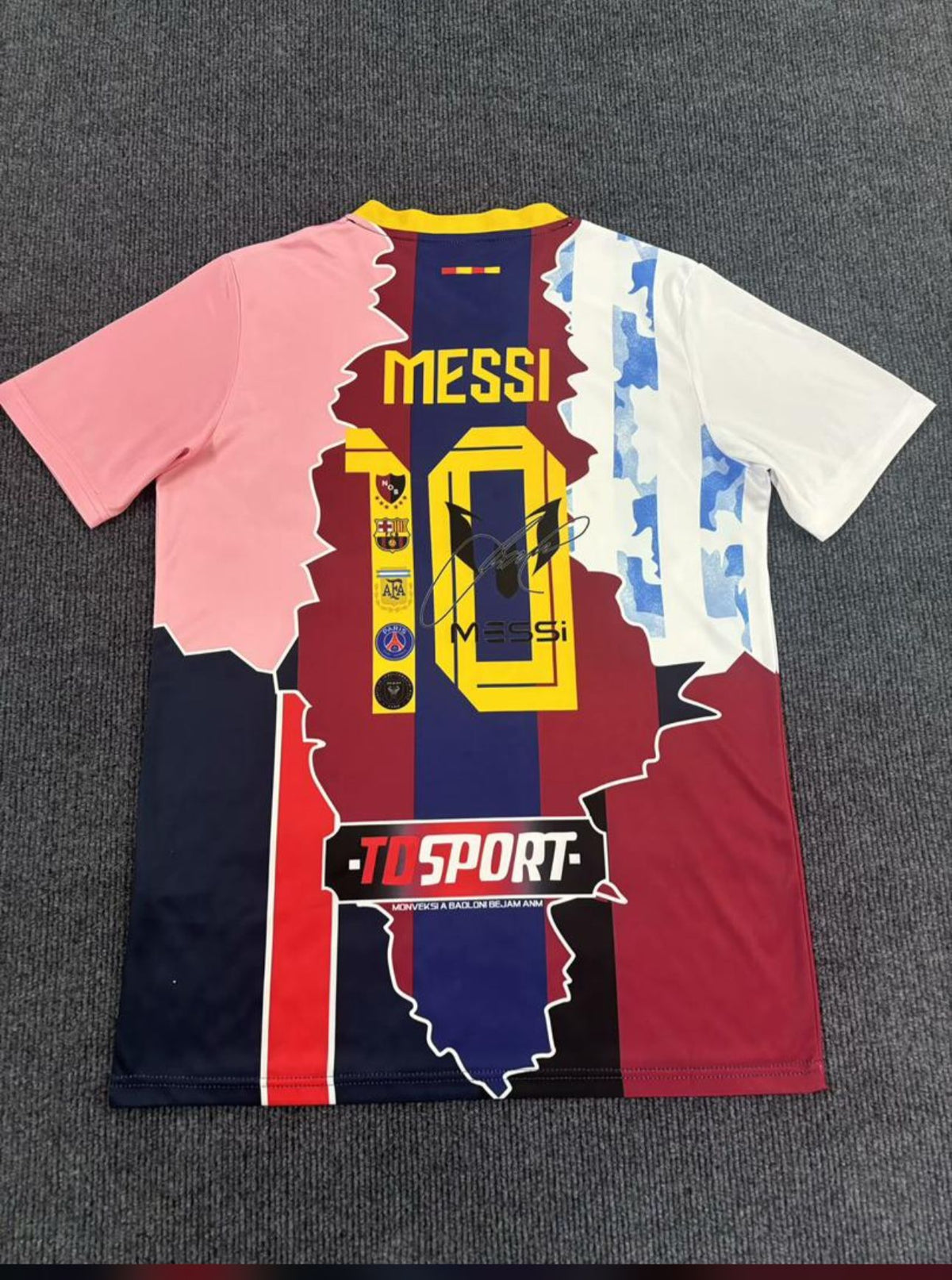 Maillot de football Lionel Messi GOAT Combo All Teams Special