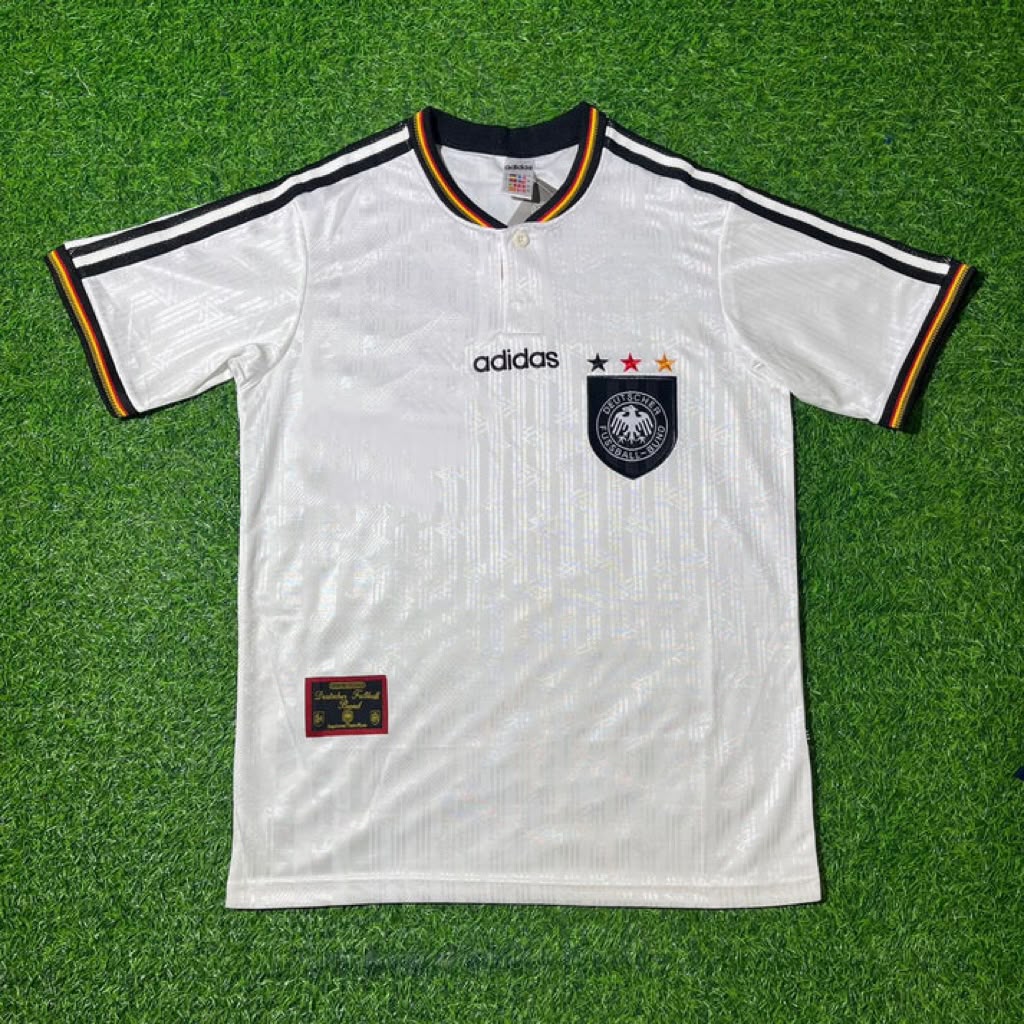 Fritz Walter Deutschland EM 1996 Finale Heim Retro Fußballtrikot Set