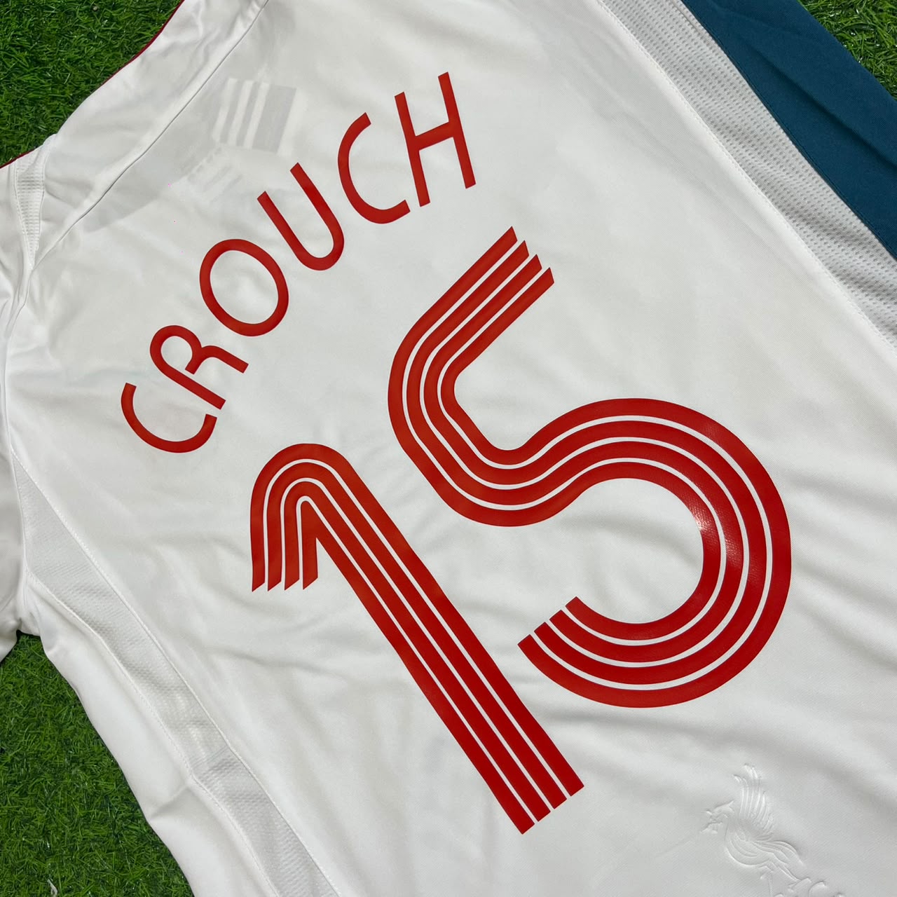 Peter Crouch Liverpool 2006 2007 White Retro Jersey