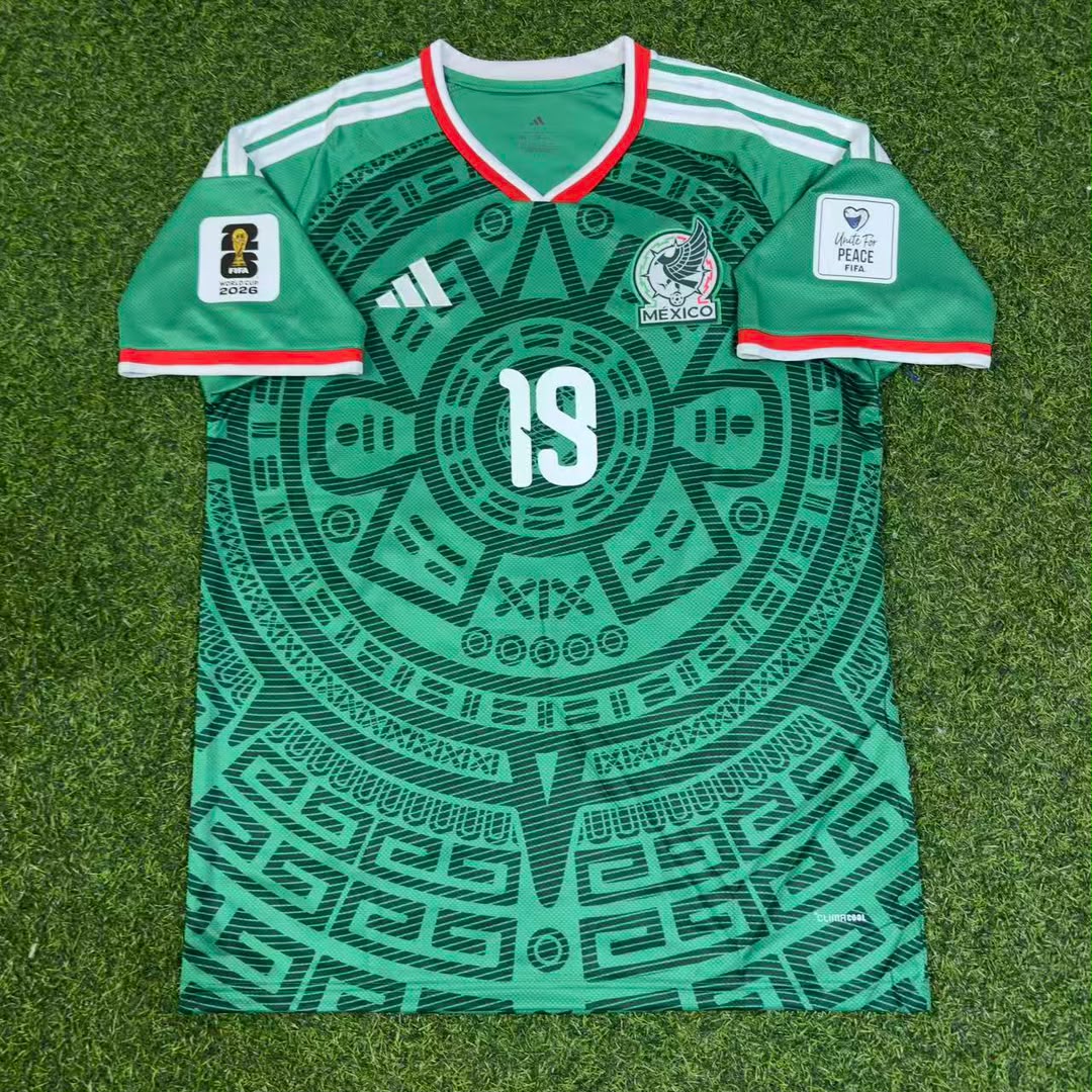 Gilberto Mora Mexico 2026 World Cup Home Green Football Jersey