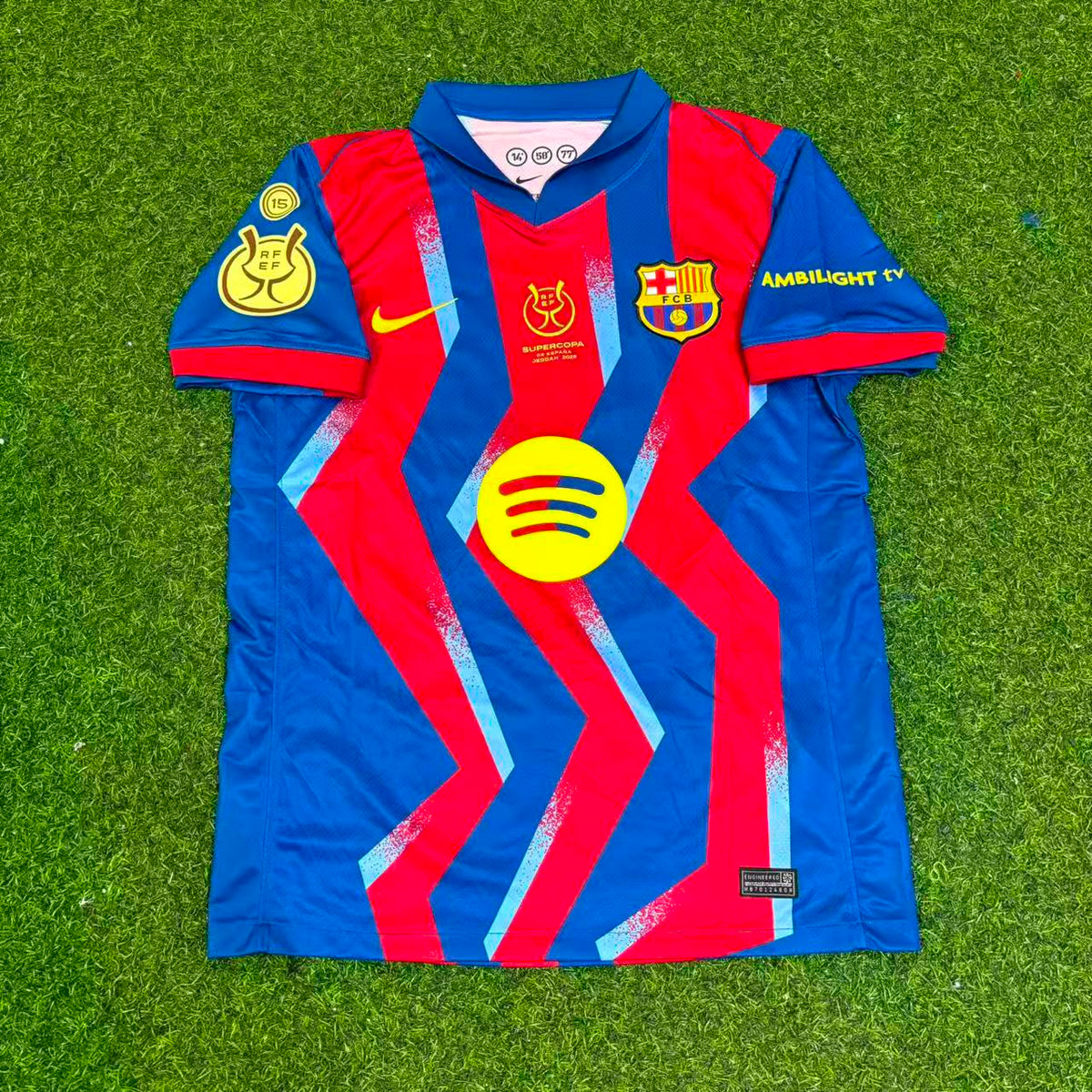 Raphinha 11- Barcelone Supercopa de España 2026 Maillot Trikot Maillot