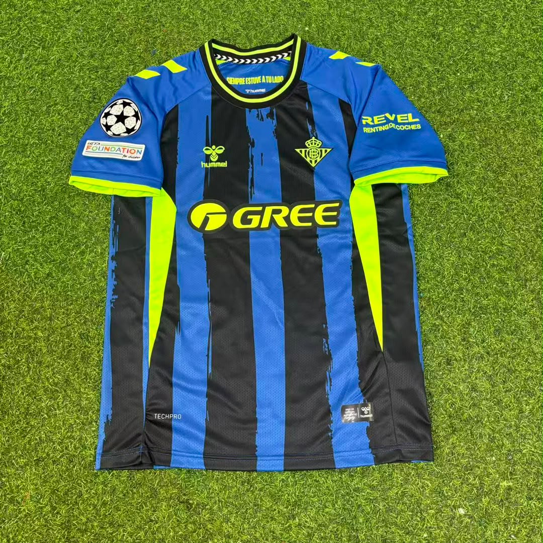 Abde Ezzalzouli #10 Real Betis 2027 Third New Season Champions League Patch Football Jersey Trikot Maillot