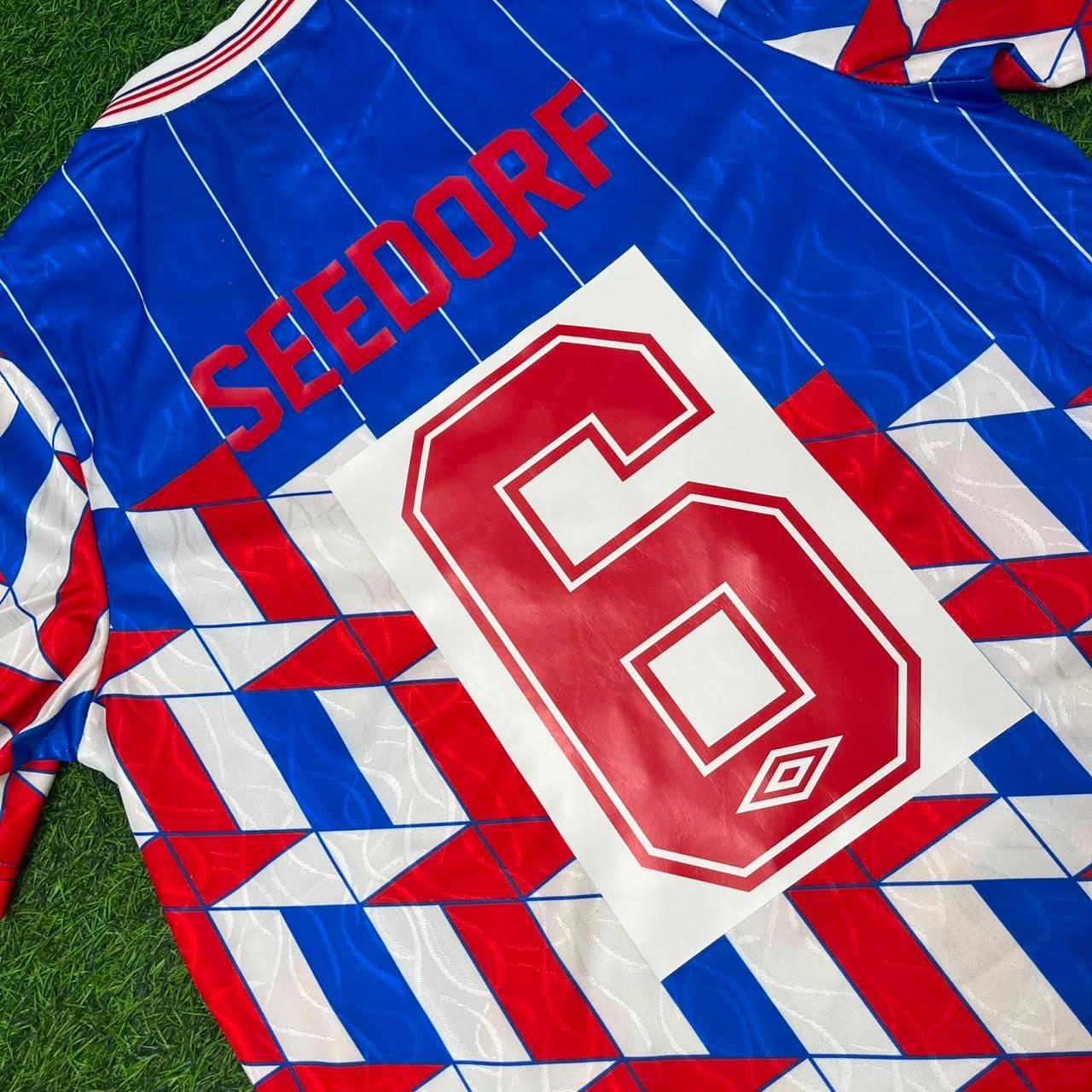 Clarence Seedorf Ajax Retro Legend Football Jersey Kit