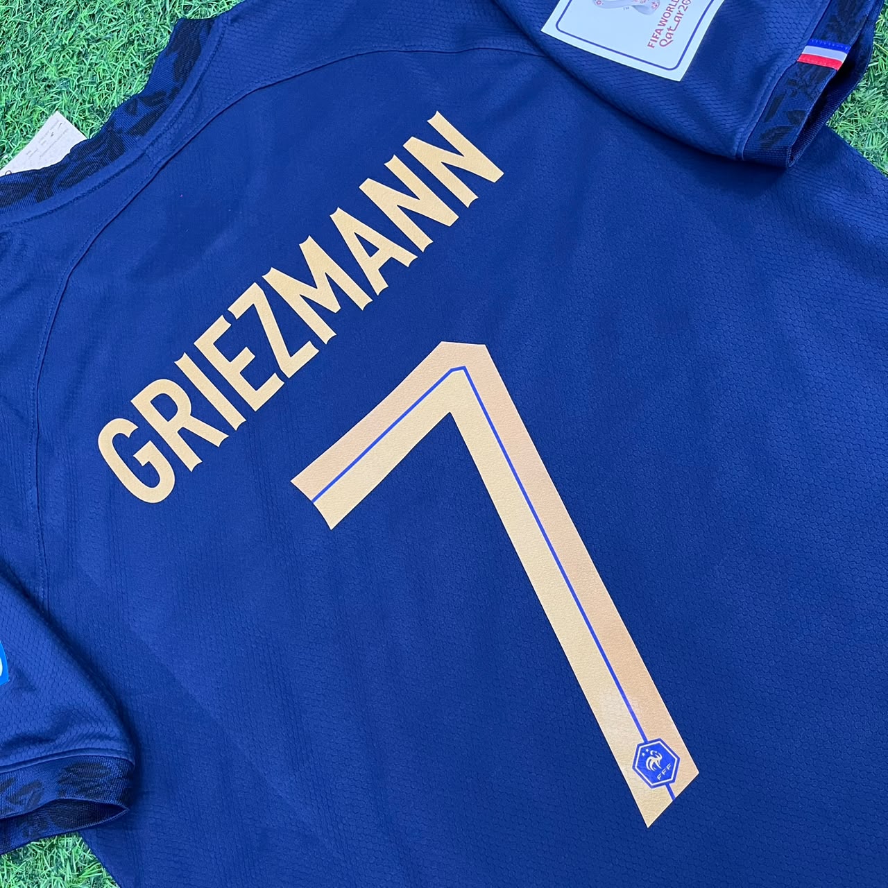Antoine Griezmann France 2022 World Cup Final Retro Jersey Maillot Trikot Soccer Shirt