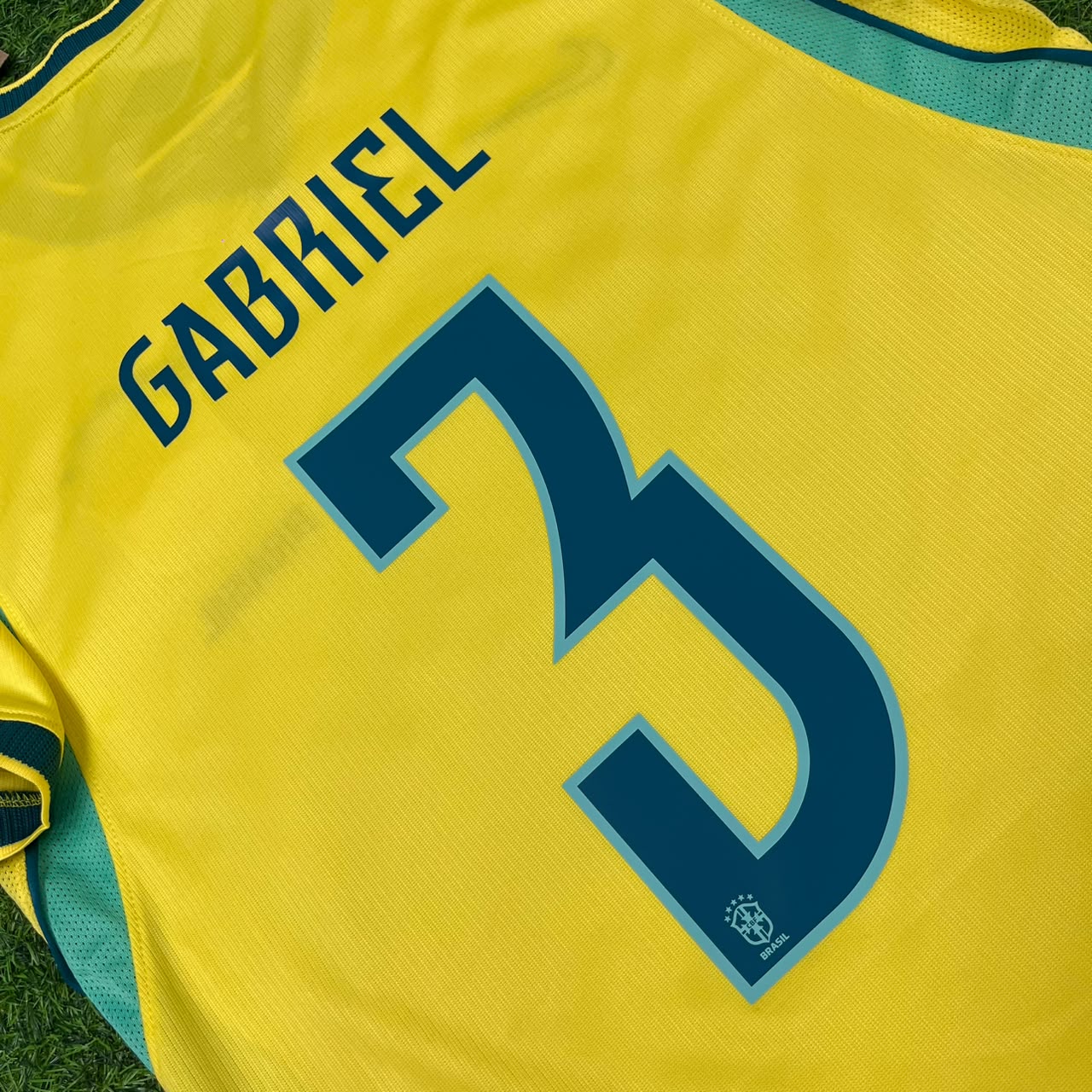 Gabriel Magalhães #3 Brazil 2026 World Cup Yellow Home Football Jersey