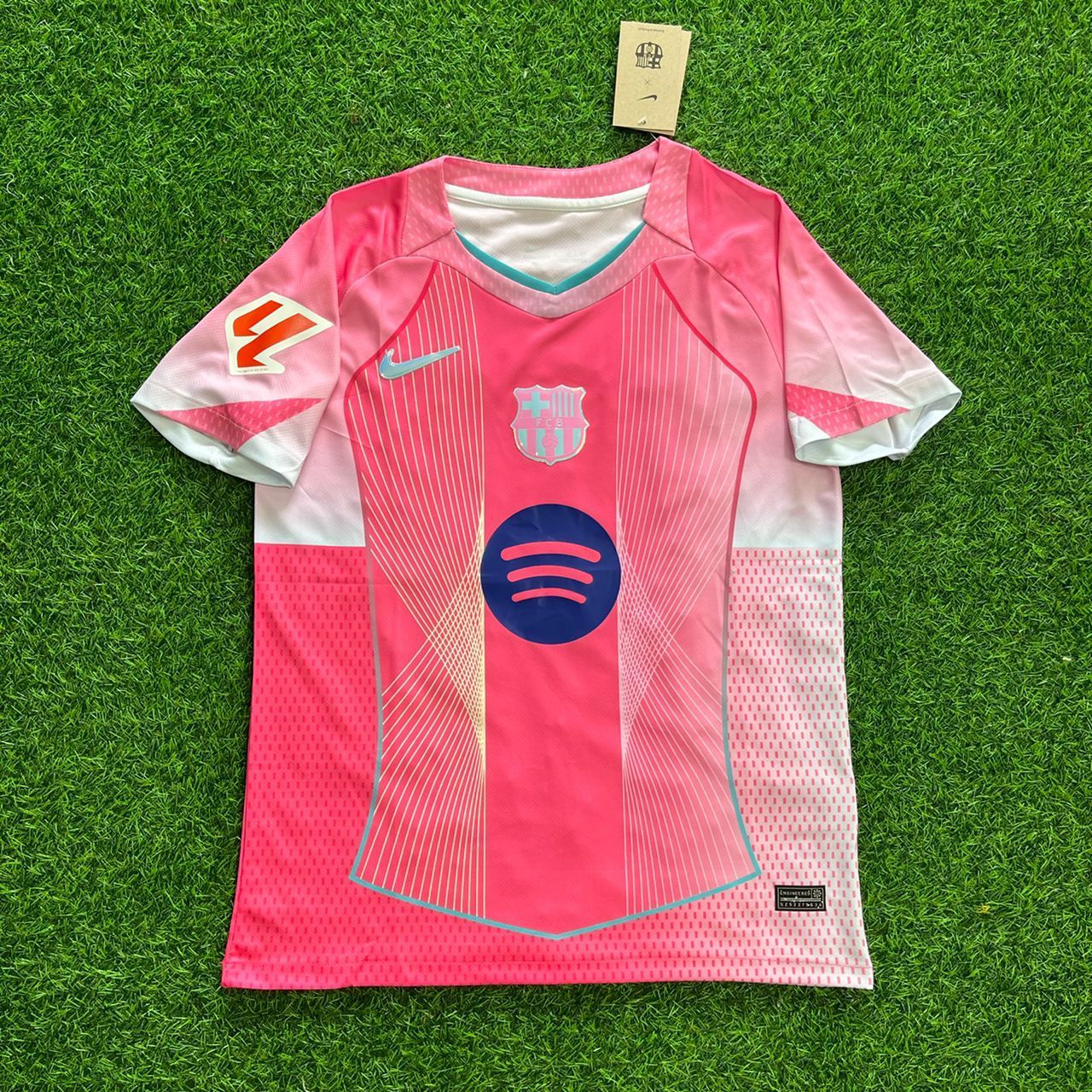 Pau Cubarsi Barcelona Home Pink New Season 2026 Jersey Trikot Maillot Soccer Shirt