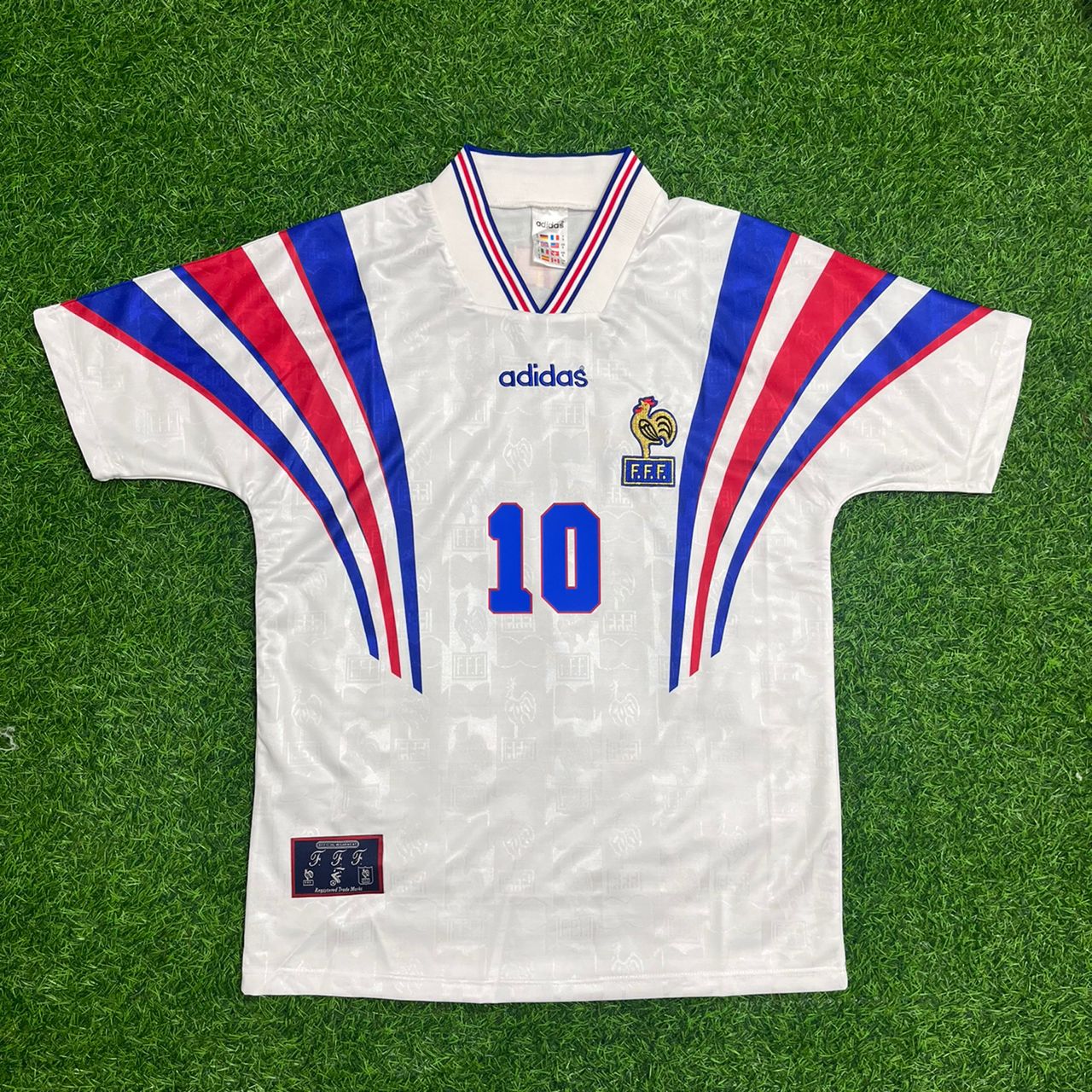Zinedine Zidane France 1996 Retro Jersey Maillot Trikot