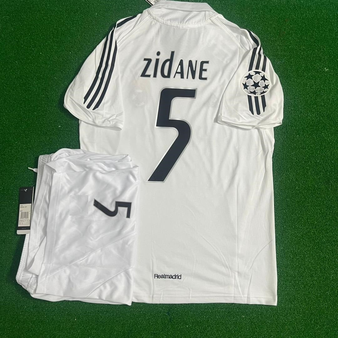 Zinedine Zidane Real Madrid 2005 2006 White Jersey Shirt Trikot Soccer Shirt