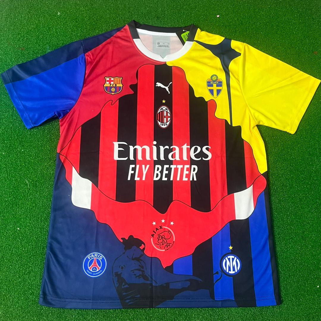 Zlatan Ibrahimovic 11 Combo All Teams Special Kids Football Jersey Kit