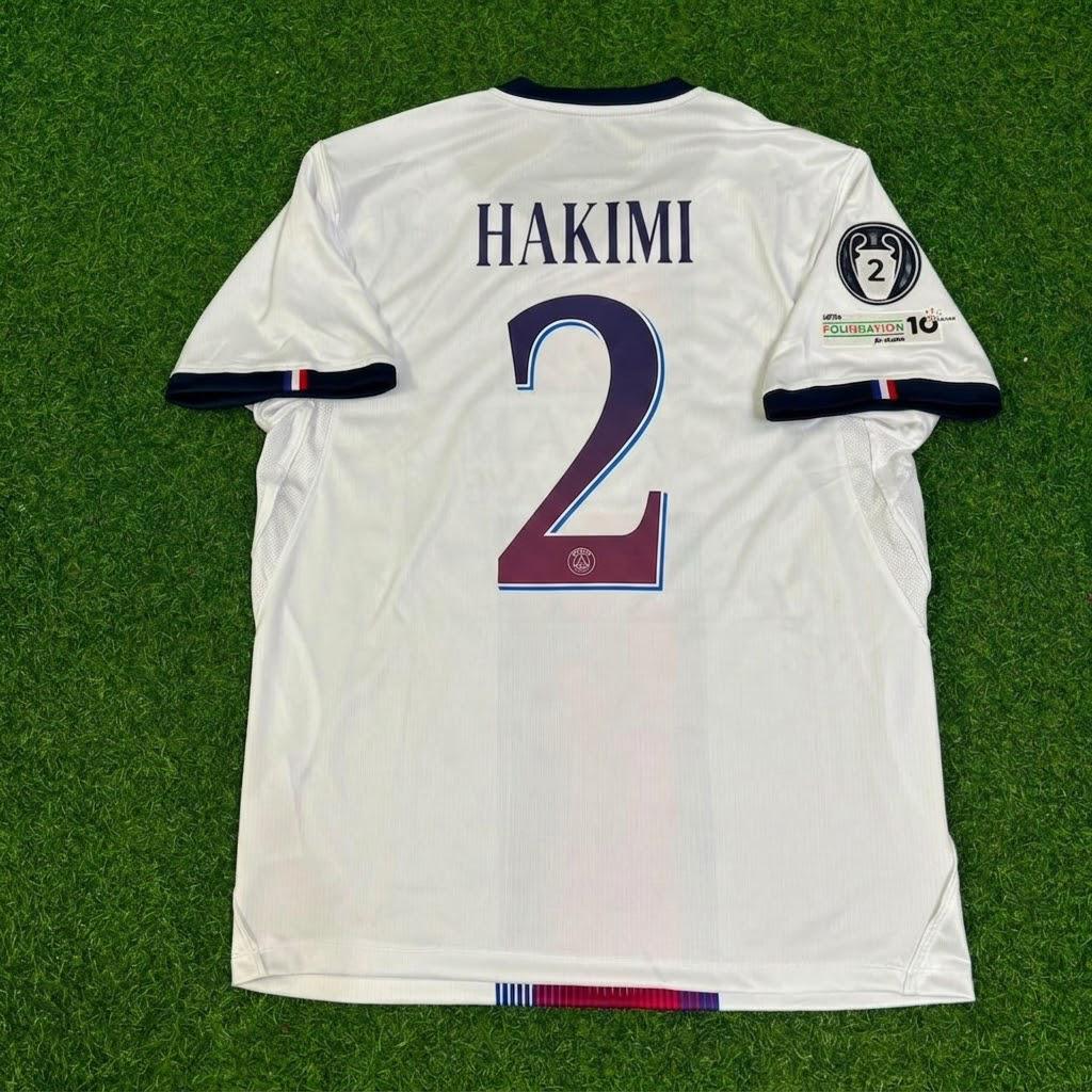 Achraf Hakimi White Jersey Maillot Trikot Soccer Shirt