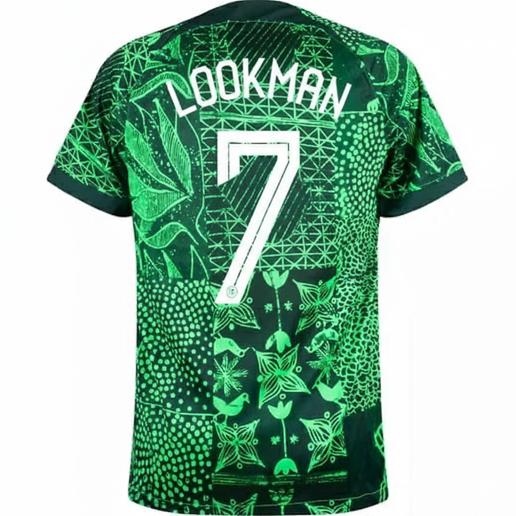 Ademola Lookman 7- Nigeria 2022/2023 Season Retro Jersey Trikot Maillot