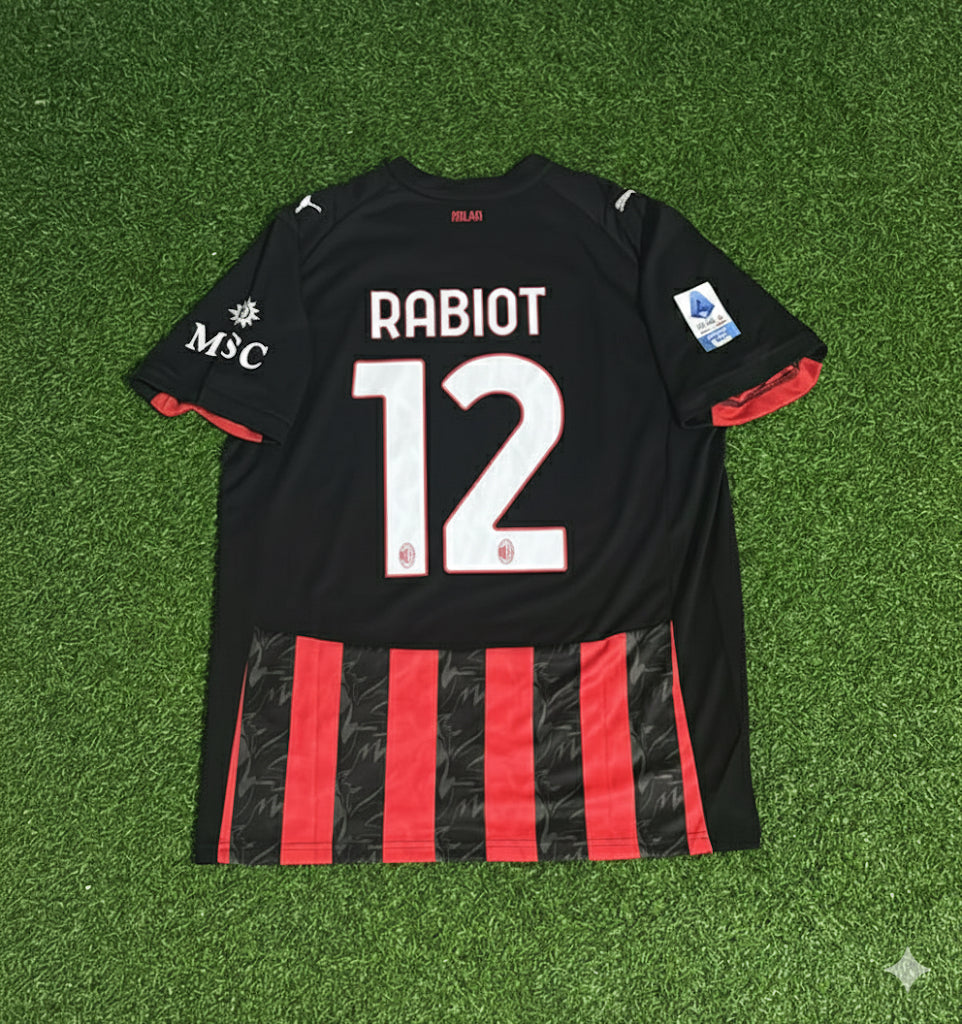 Adrien Rabiot Ac Milan New Season Jersey Trikot Maillot