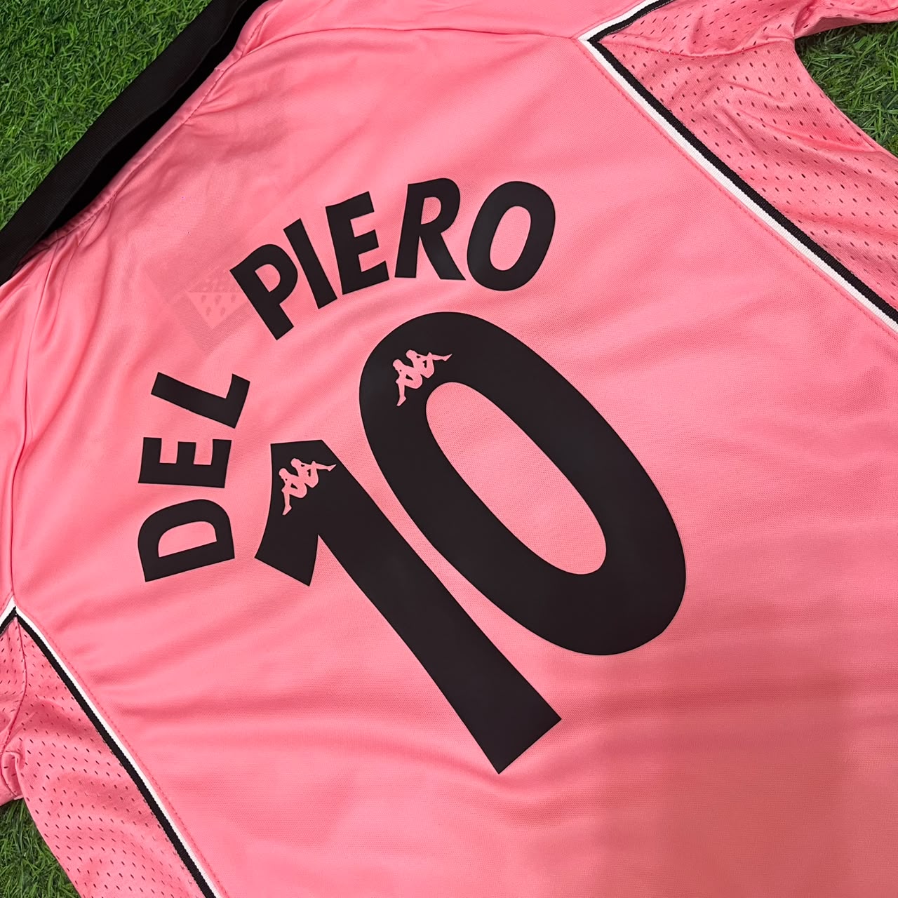 Maillot de football rétro rose enfant Zinedine Zidane Juventus 1996–1998