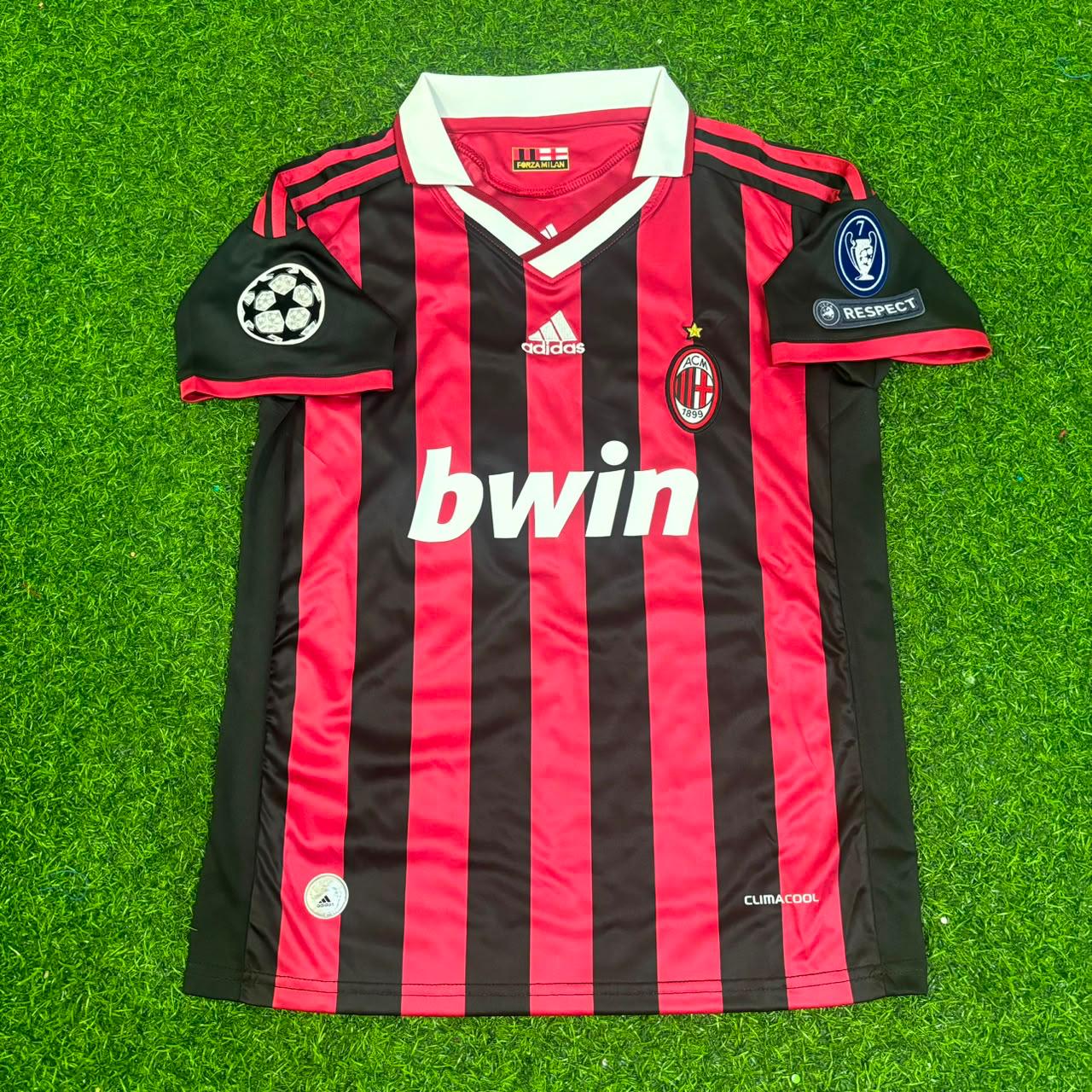 Alessandro Nesta #13– AC Milan 2009-10 Retro Kit Jersey – | KinderTrikot | Maillot Enfant Soccer Shirt