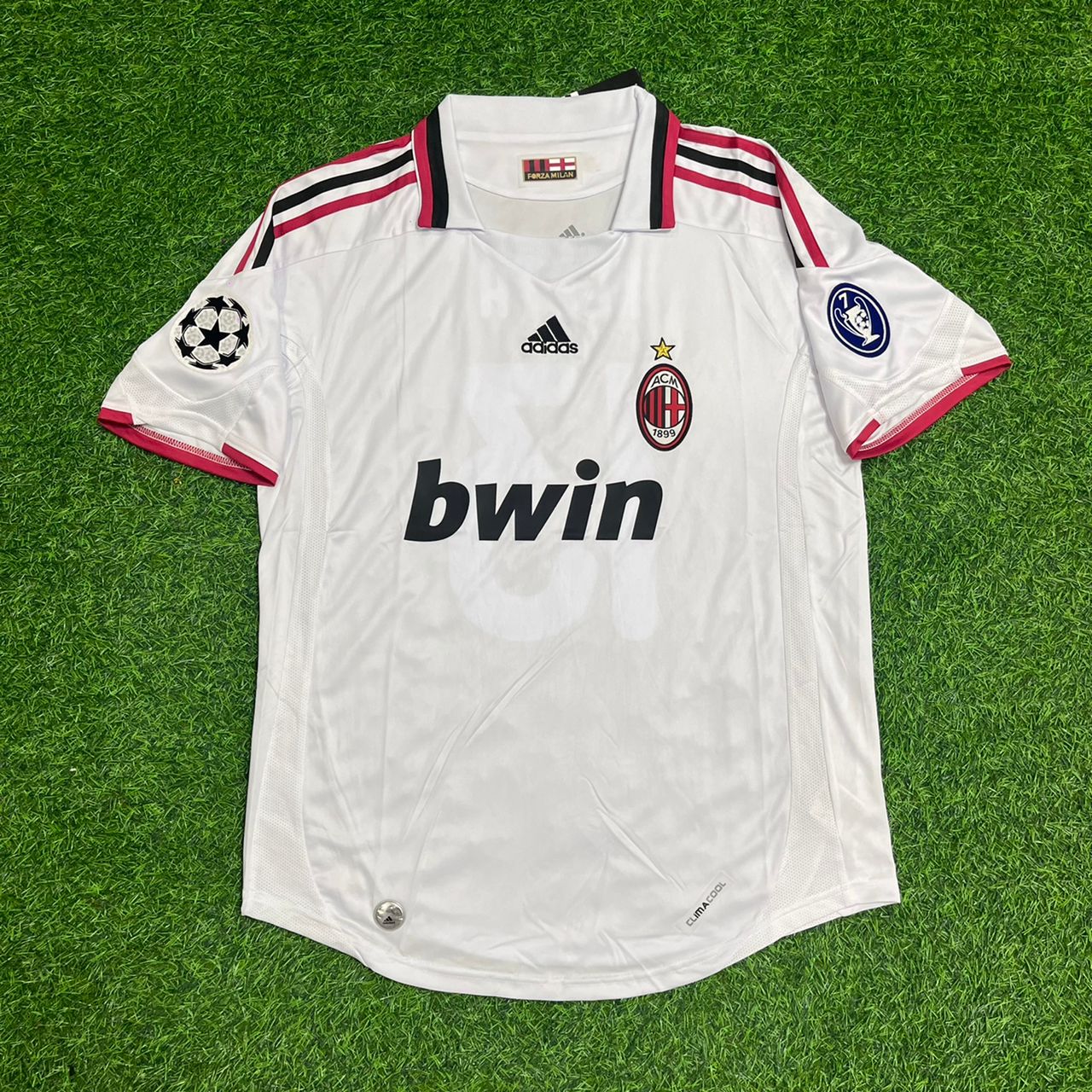 Alessandro Nesta Milan 2009 2010 Saison Blanc Rétro Maillot Trikot Maillot