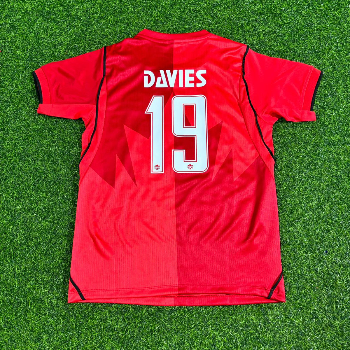 Alphonso Davies Canada 2026 World Cup Home Red Football Jersey