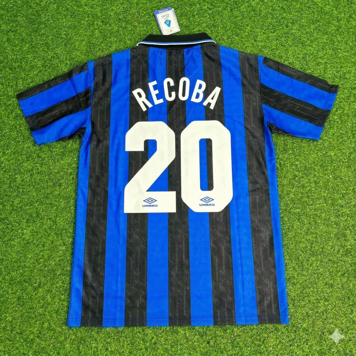 Maillot Rétro de Football Domicile Inter Milan 1997-1998 Alvaro Recoba