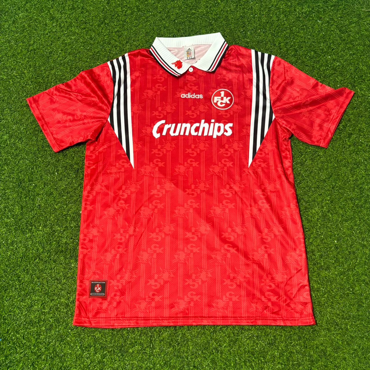 Andreas Brehme 1. FC Kaiserslautern 1996-1998 Heim Retro Fussballtrikot