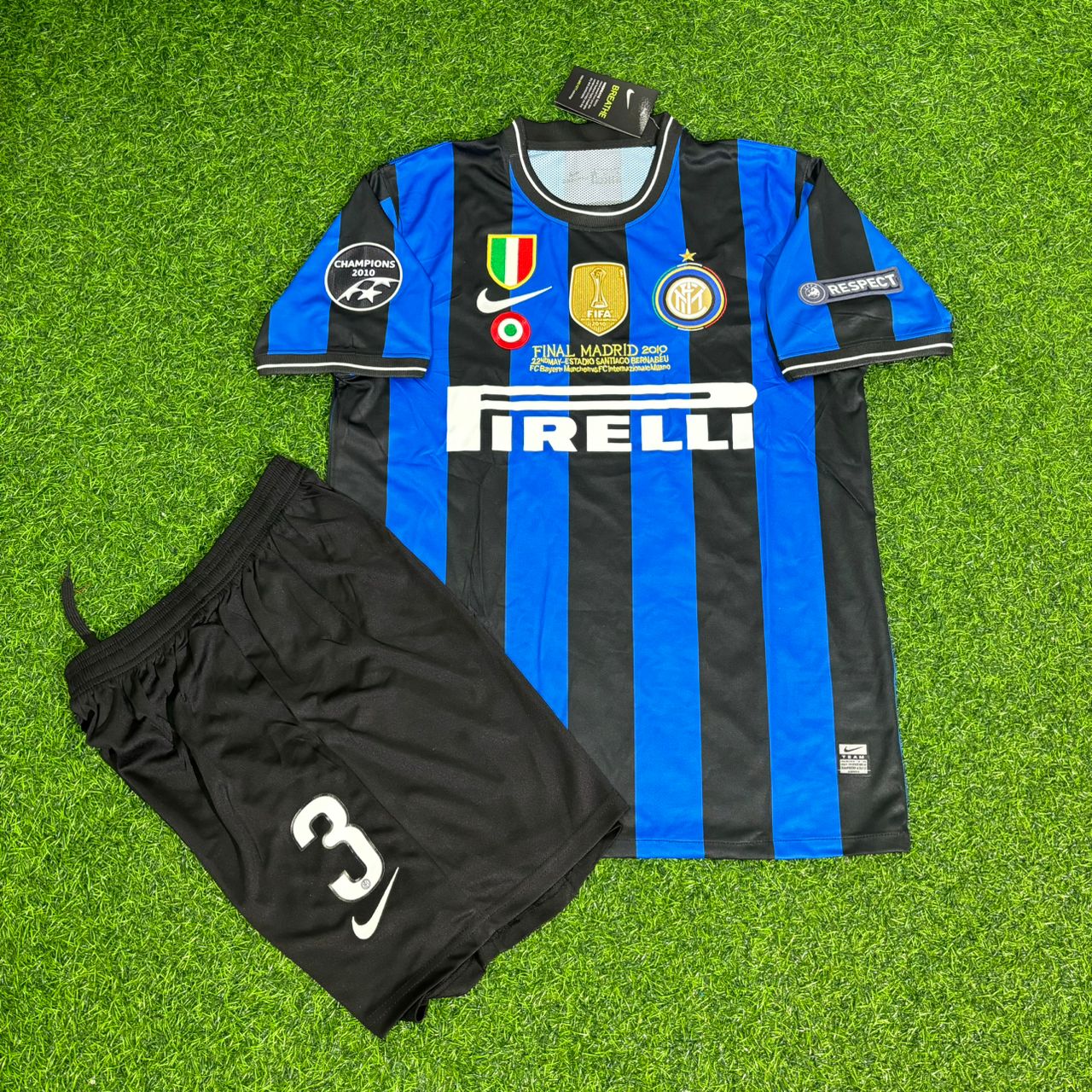 Andreas Brehme Inter Retro Kids Football Jersey