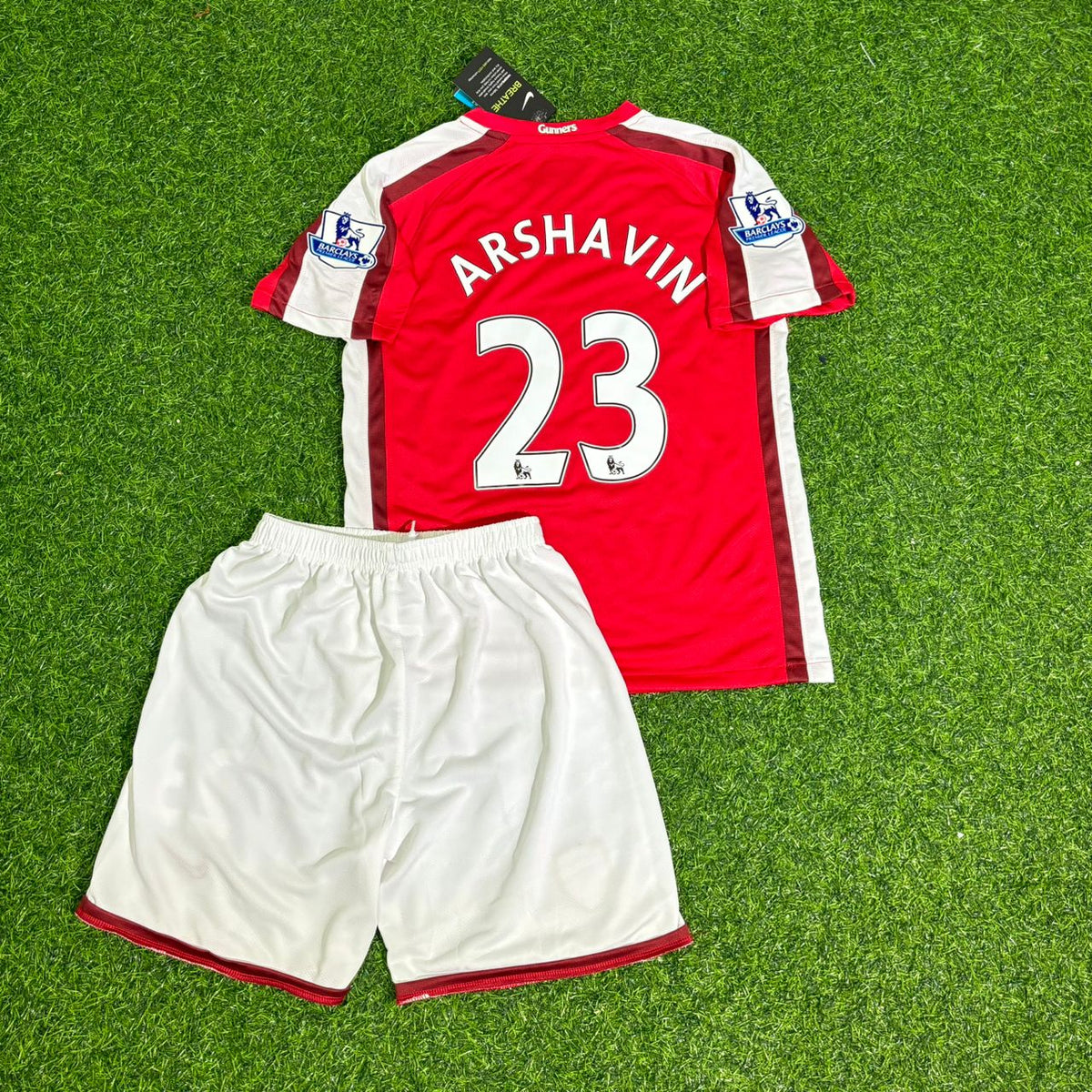 Andrey Arshavin Arsenal 2009/2010 Retro Kids Football Jersey Kit