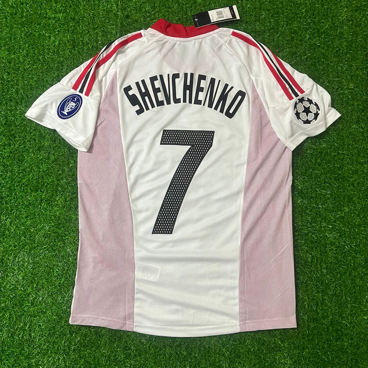 Andriy Shevchenko Match Worn A.C Milan Shirt 2002 - 2003 Season - Golden Soccer Signings Andriy Shevchenko Match Worn A.C Milan Shirt 2002 - 2003 Season - Golden Soccer Signings