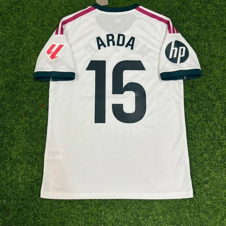 Arda Güler White Jersey Maillot Trikot Soccer Shirt
