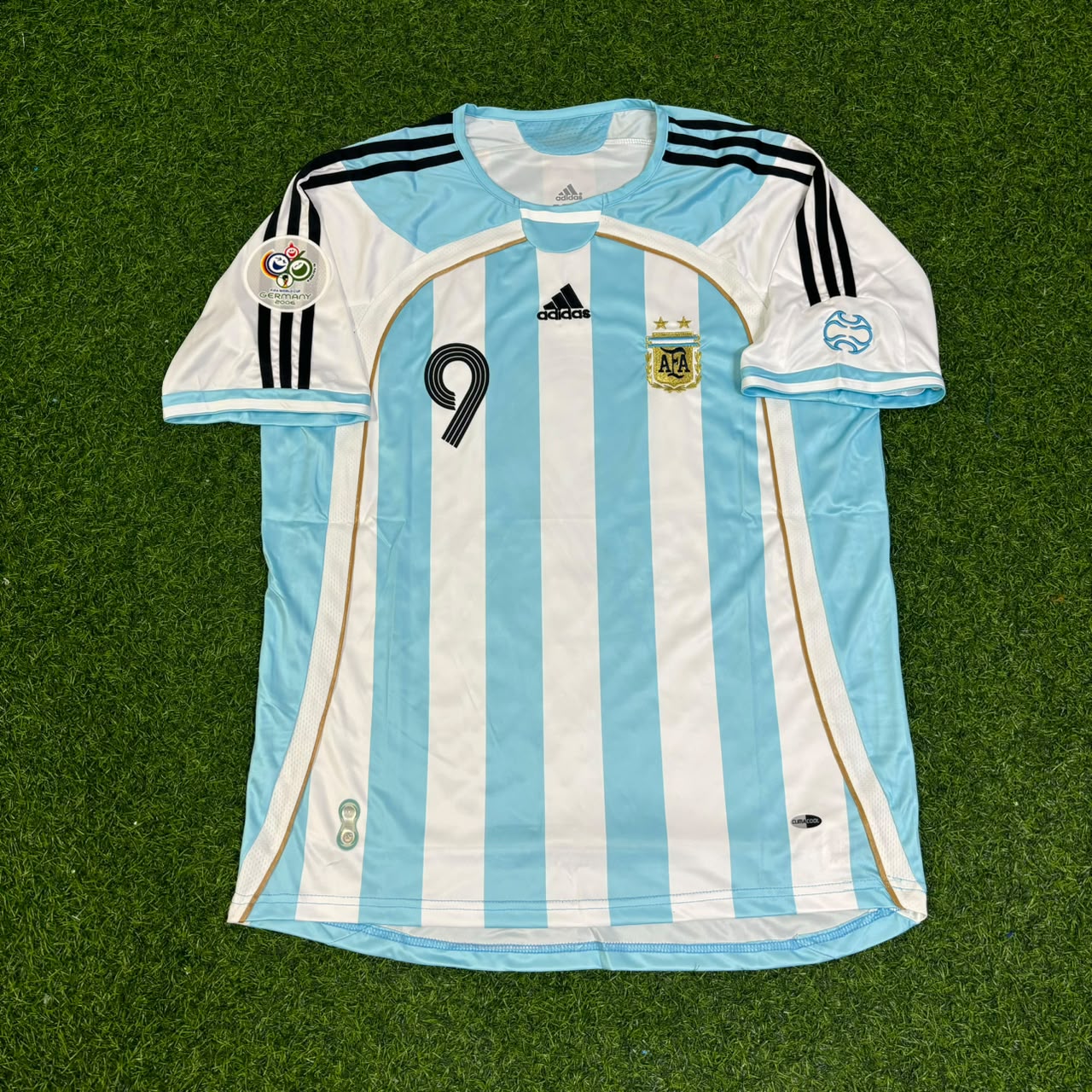 Ariel Ortega Argentina Retro Soccer Jersey Maillot Trikot Maglia