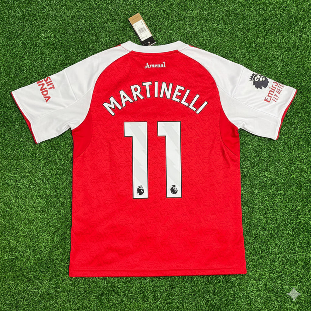 Gabriel Martinelli Arsenal Home New Season 2026 Jersey Kit Soccer Trikot Maillot Maglia