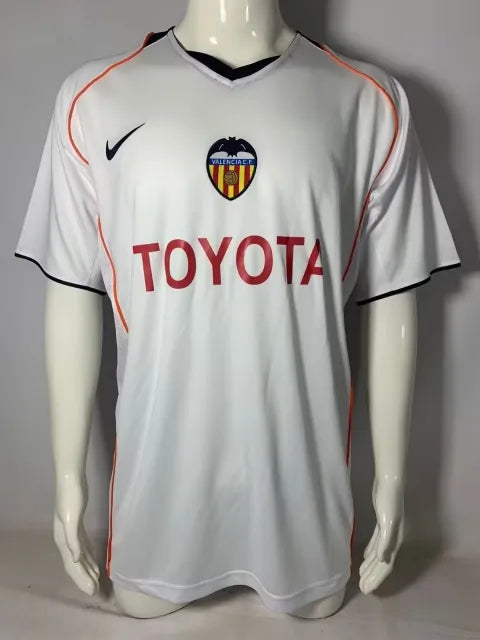 Valencia CF 2004 2005 Black Retro Jersey Camiseta Soccer Shirt
