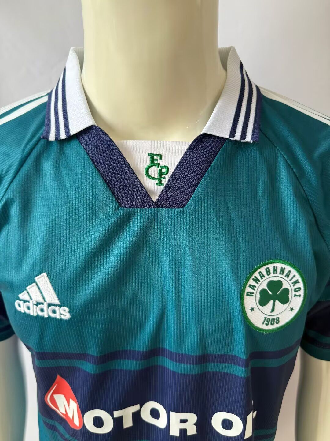 Panathinaikos 1999-2000 Retro Home Kit Jersey Soccer Shirt