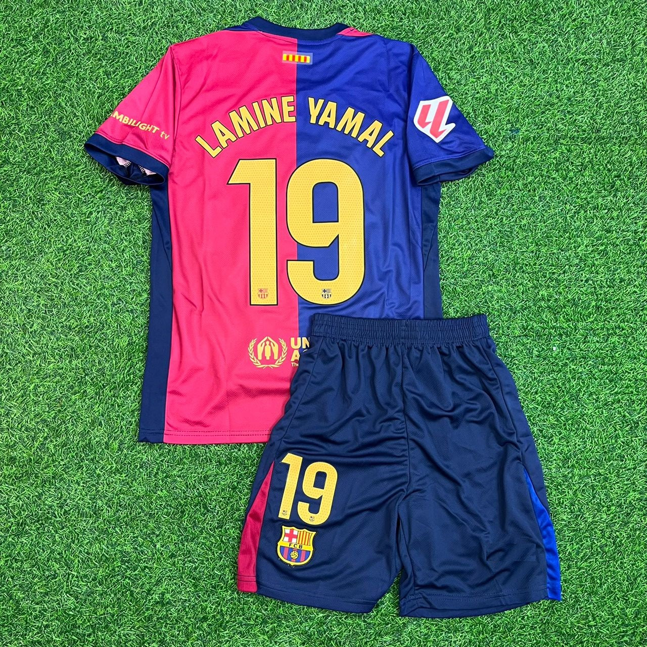 Lamine Yamal Barcelona Home Jersey Trikot Maillot Soccer Shirt