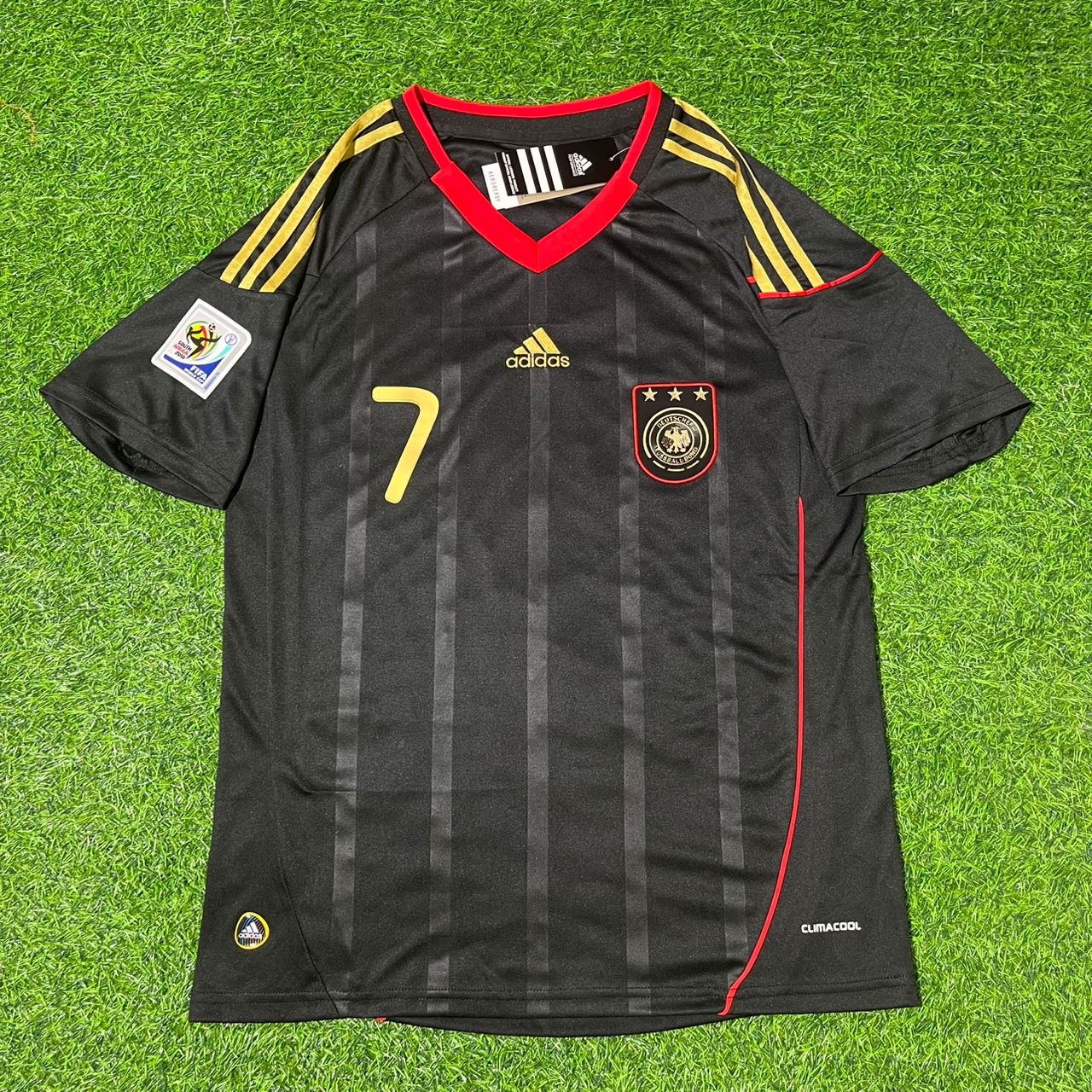 Bastian Schweinsteiger - Germany Deutschland 2010 World Cup Black Jersey Trikot