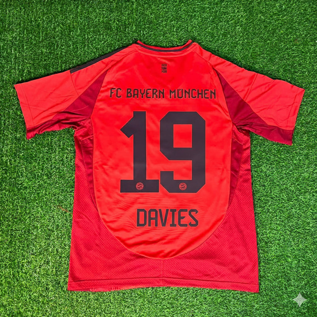 Alphonso Davies Bayern München Home New season Trikot Maillot Soccer Shirt