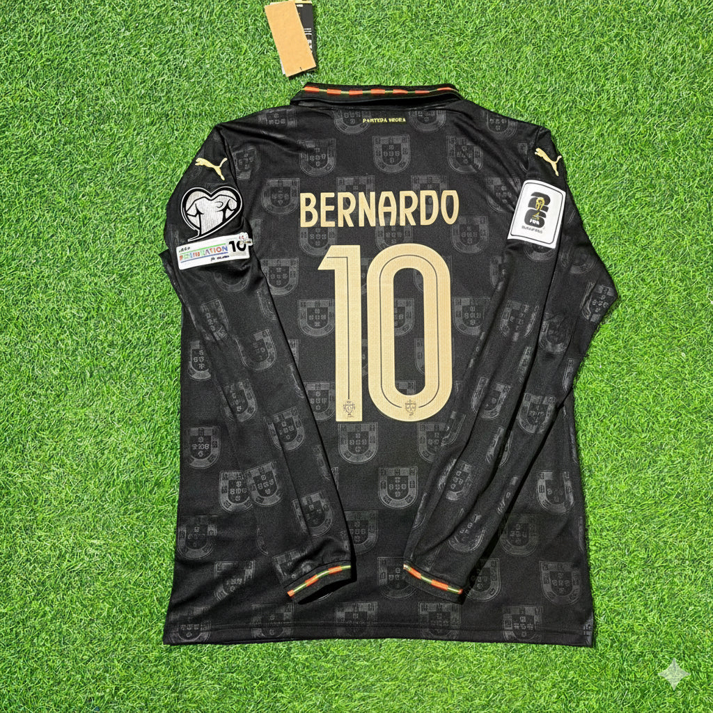 Bernardo Silva Portugal 2026 World Cup Home Long Sleeve Jersey Trikot Maillot