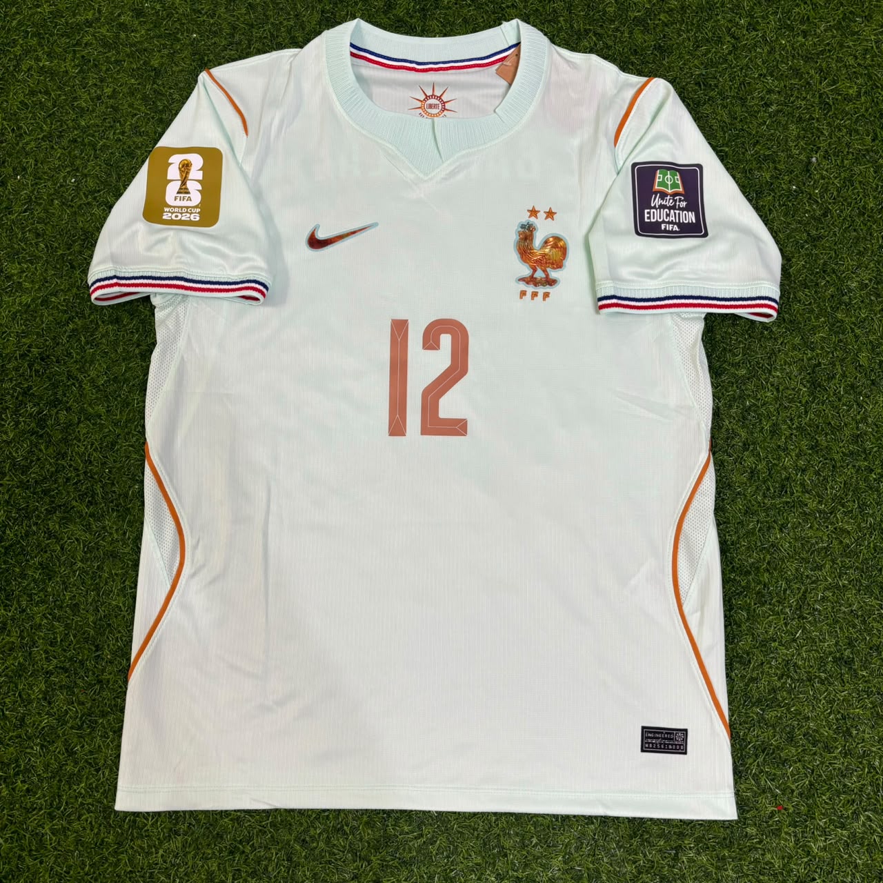 Bradley Barcola France 2026 World Cup Away Jersey