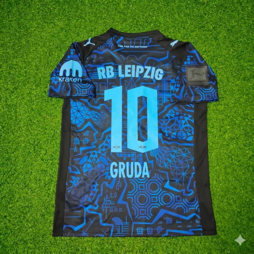 Brajan Gruda #10 RB Leipzig New Season Football Jersey