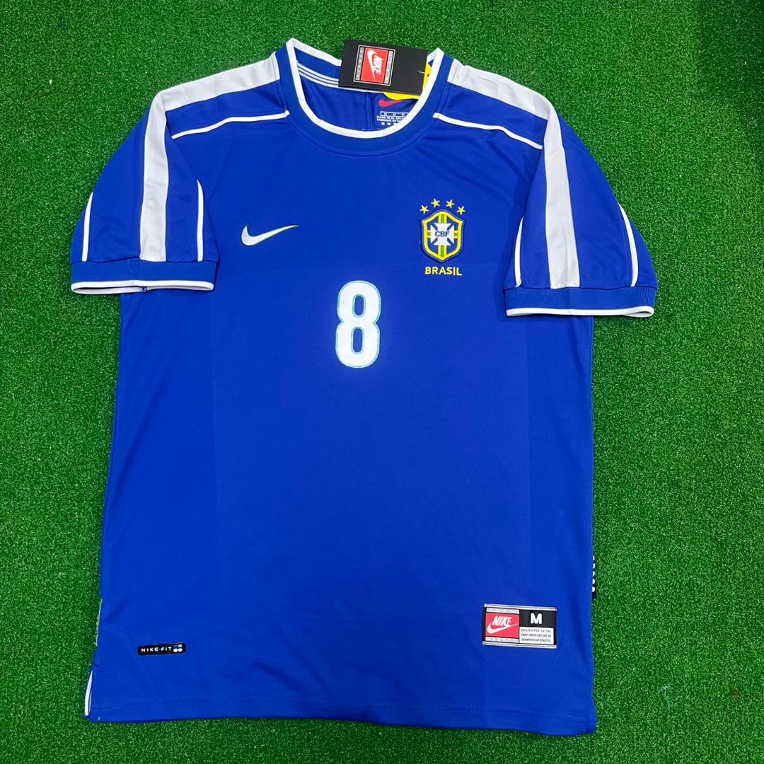 Kaka Leite – Brazil Blue Retro Kit Jersey – | Trikot | Maillot Soccer Shirt