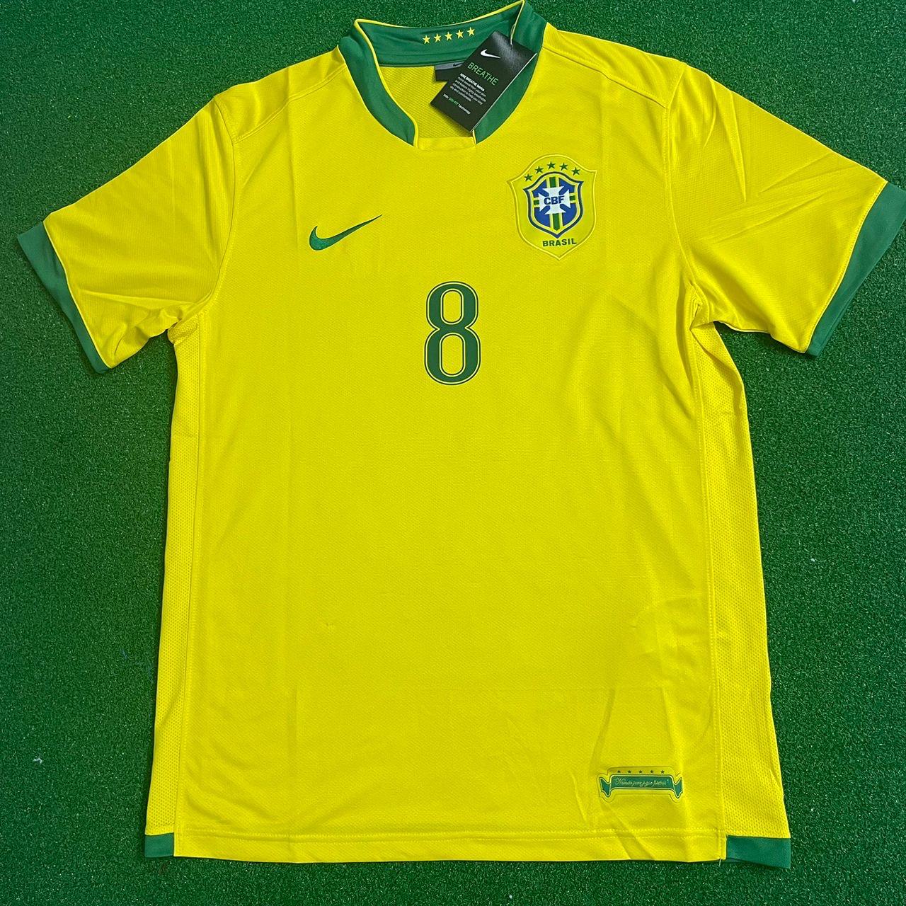 Kaka Leite Brazil 2006 World Cup Jersey Trikot Soccer Shirt