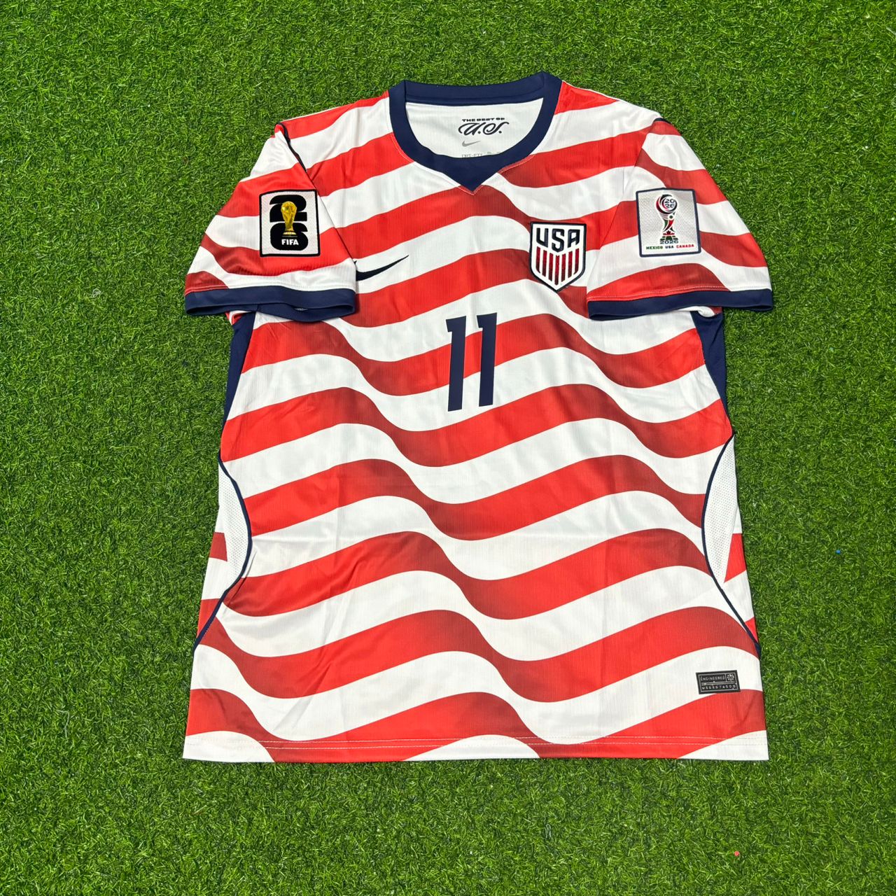 Brenden Aaronson 11- USA 2026 World Cup Home Football Jersey