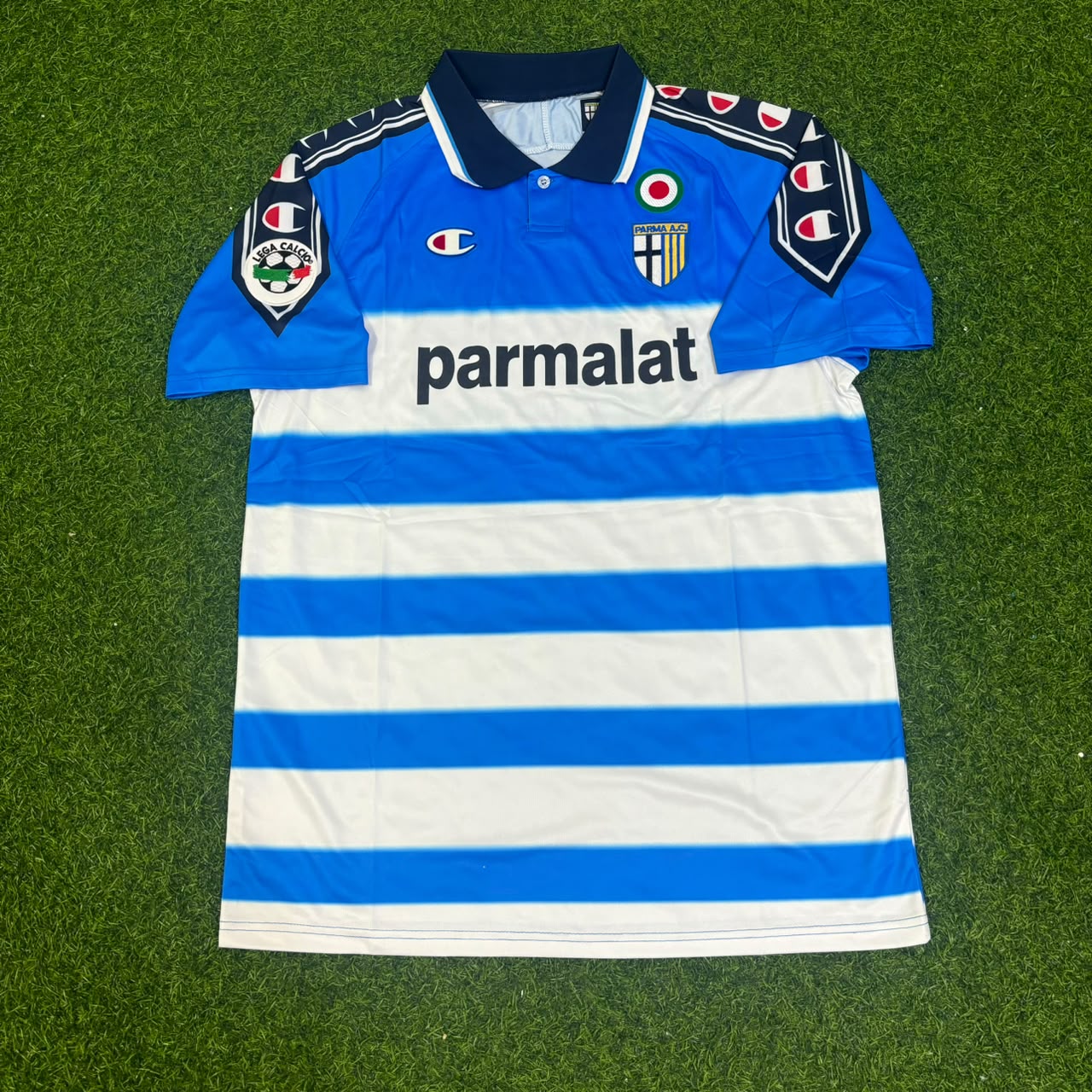 Gianluigi Buffon Parma 1999/2000 Blue Retro Jersey Trikot Maillot