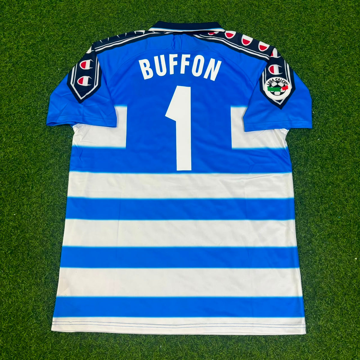 Gianluigi Buffon Parma 1999/2000 Blue Retro Jersey Trikot Maillot
