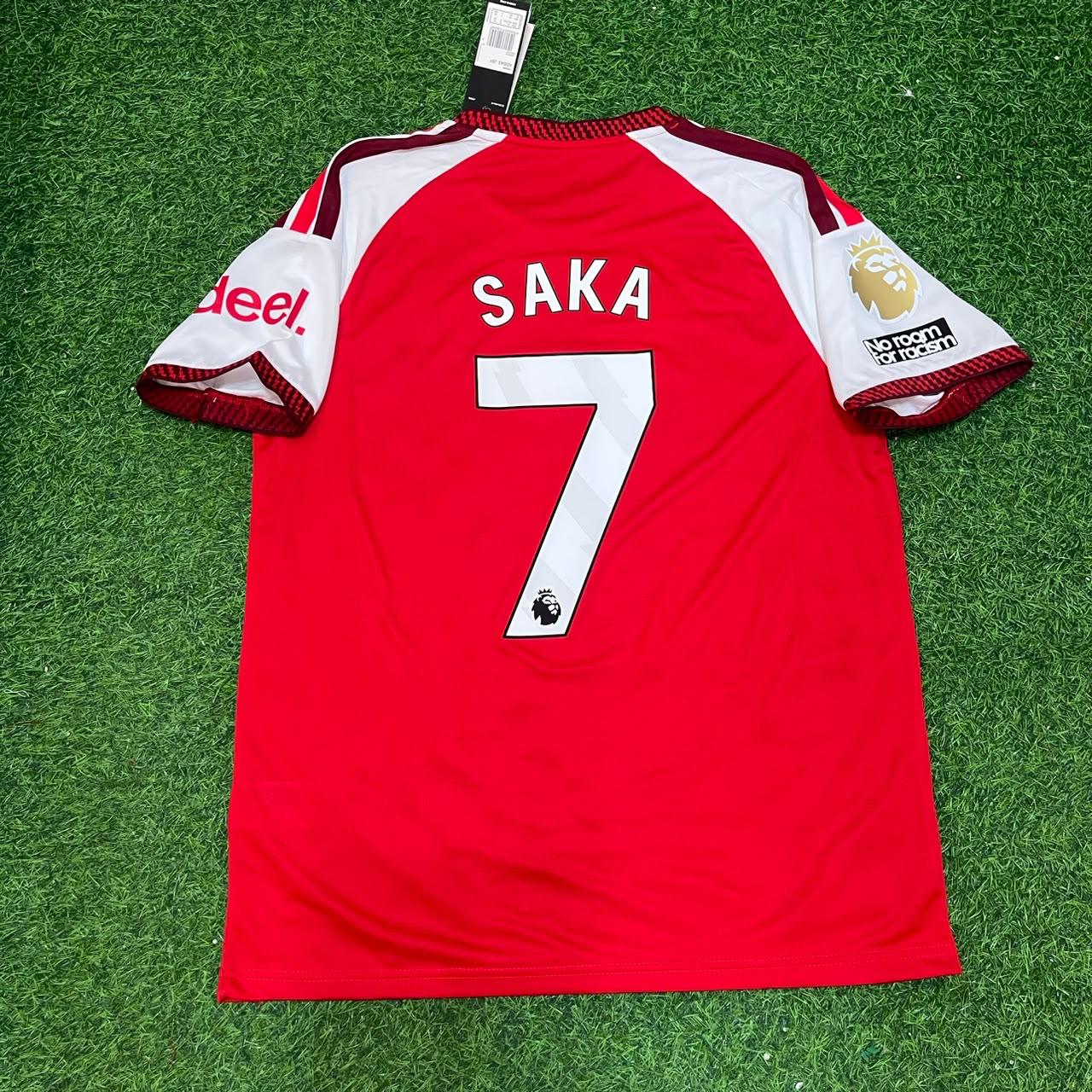 Bukayo Saka Arsenal Home New Season 2027 Jersey Kit Soccer Trikot Maillot Maglia