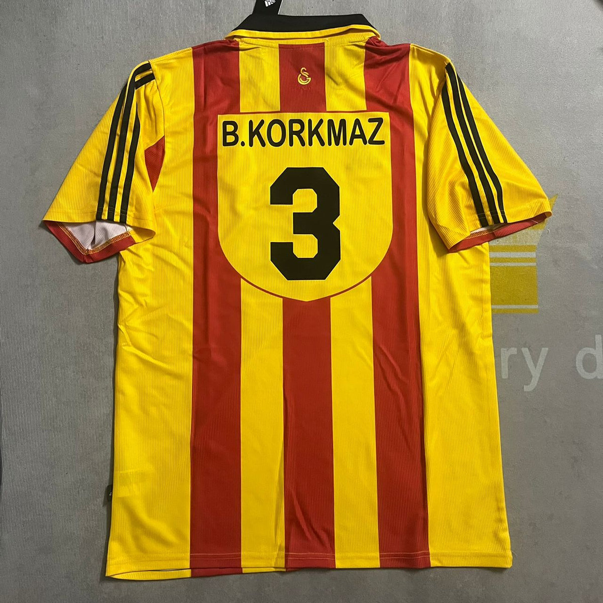 Bülent Korkmaz Galatasaray UEFA 2000 Retro Nostalgie Trikot Football Heimtrikot Jersey Maillot