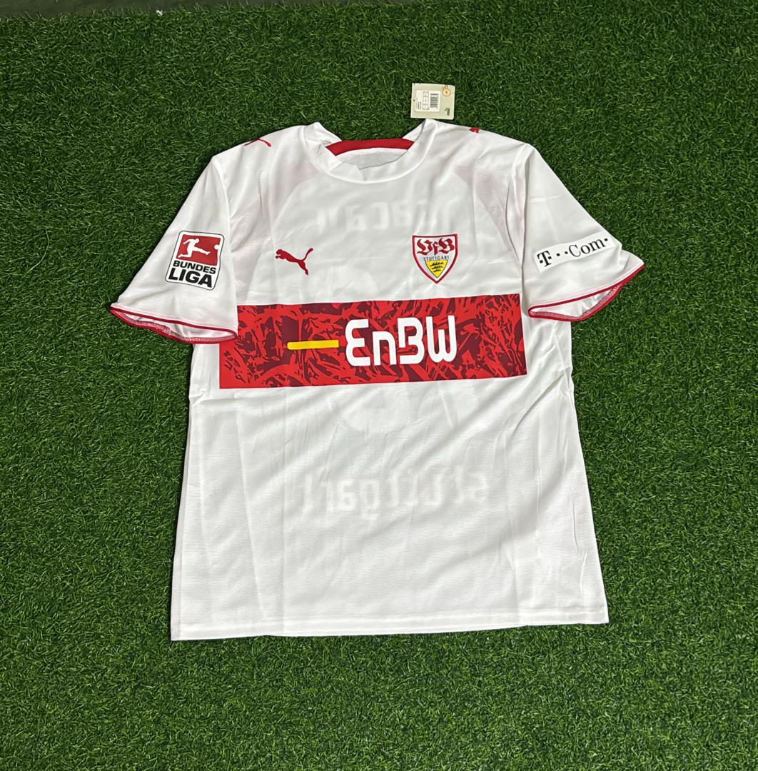Cacau VfB Stuttgart 2006-07 Heimtrikot Retro Football Jersey Kit