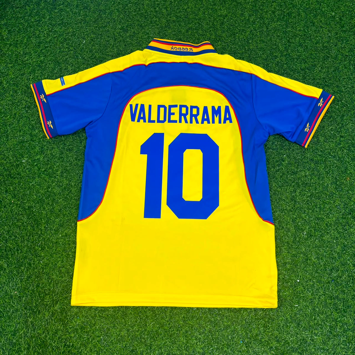 Carlos Valderrama Colombia 2001 Home Yellow Retro Football Jersey