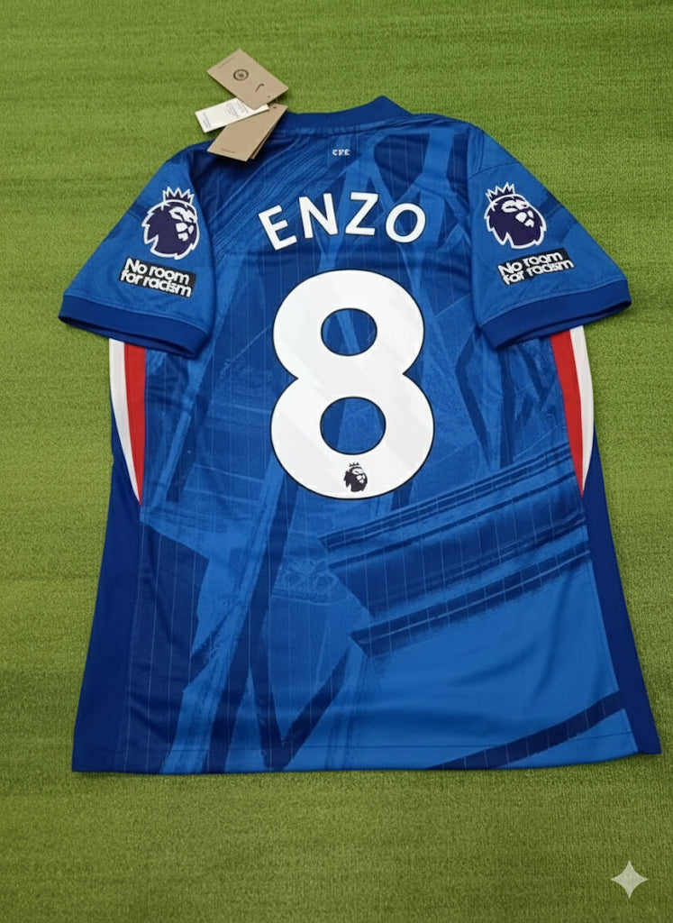 Enzo Fernández Chelsea 2026 Home Blue Jersey Maillot Trikot Maglia Soccer Short