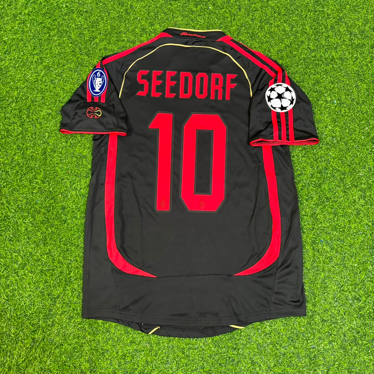 Clarence Seedorf 10 – AC Milan 2006–2007 Retro Kit Jersey – | Trikot | Maillot | Maglia Soccer Shirt