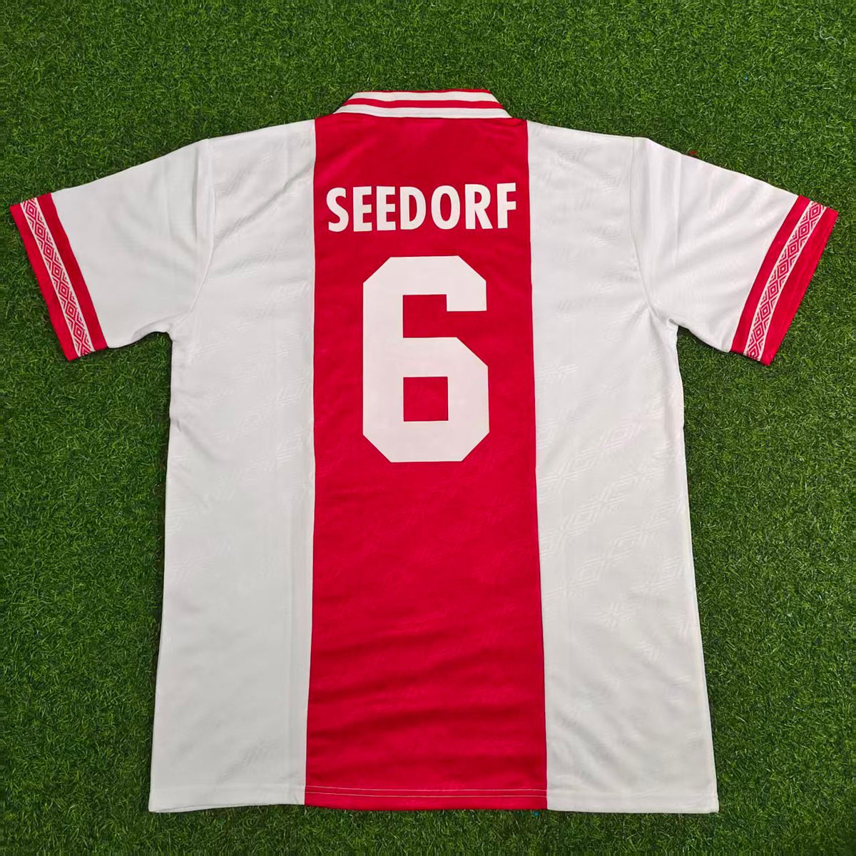 Clarence Seedorf #6 Ajax 1994-1995 Home Retro Football Jersey